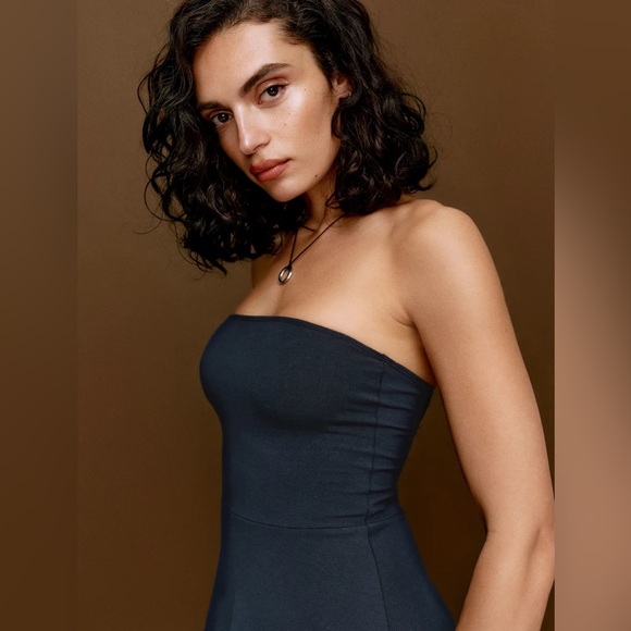 Reformation Lora Knit Dress Blue - Size S - Picture 4 of 6